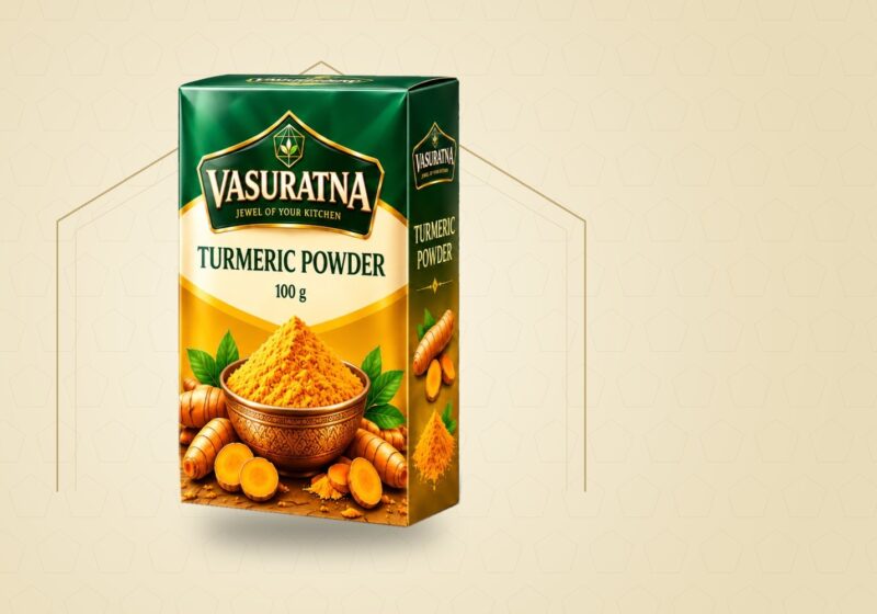 Vasuratna packs on a brand background