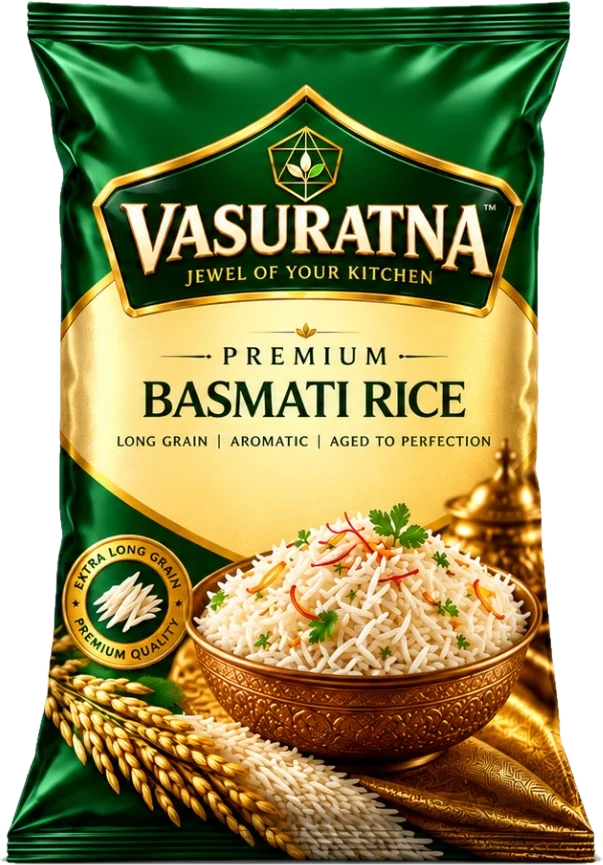 Vasuratna Premium Basmati Rice pack